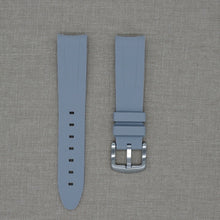 Load image into Gallery viewer, 20mm Curved Ended Grey Rubber Strap
