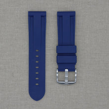 Load image into Gallery viewer, 22mm Blue Rubber Strap
