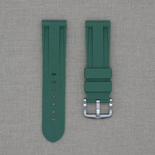Load image into Gallery viewer, 22mm Green Olive Rubber Strap
